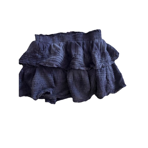 Aerie Women's Medium Tie Dye Blue Tiered Rock N Ruffle Skirt - Picture 3 of 8